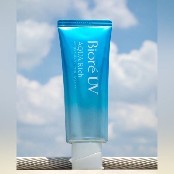 Crème Solaire Biore UV Aqua Rich SPF50+ Hydratante Invisible (Pack 2)