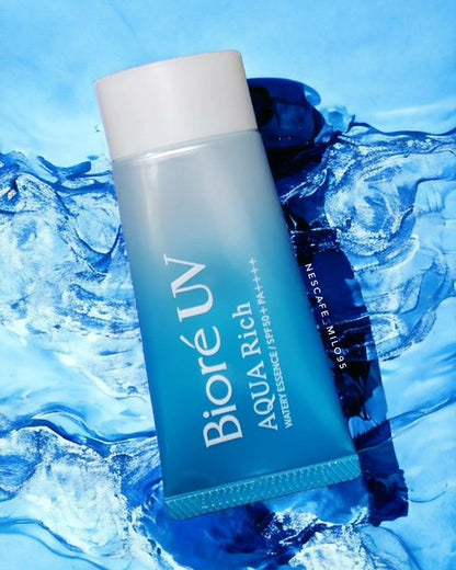 Crème Solaire Biore UV Aqua Rich SPF50+ Hydratante Invisible (Pack 2)