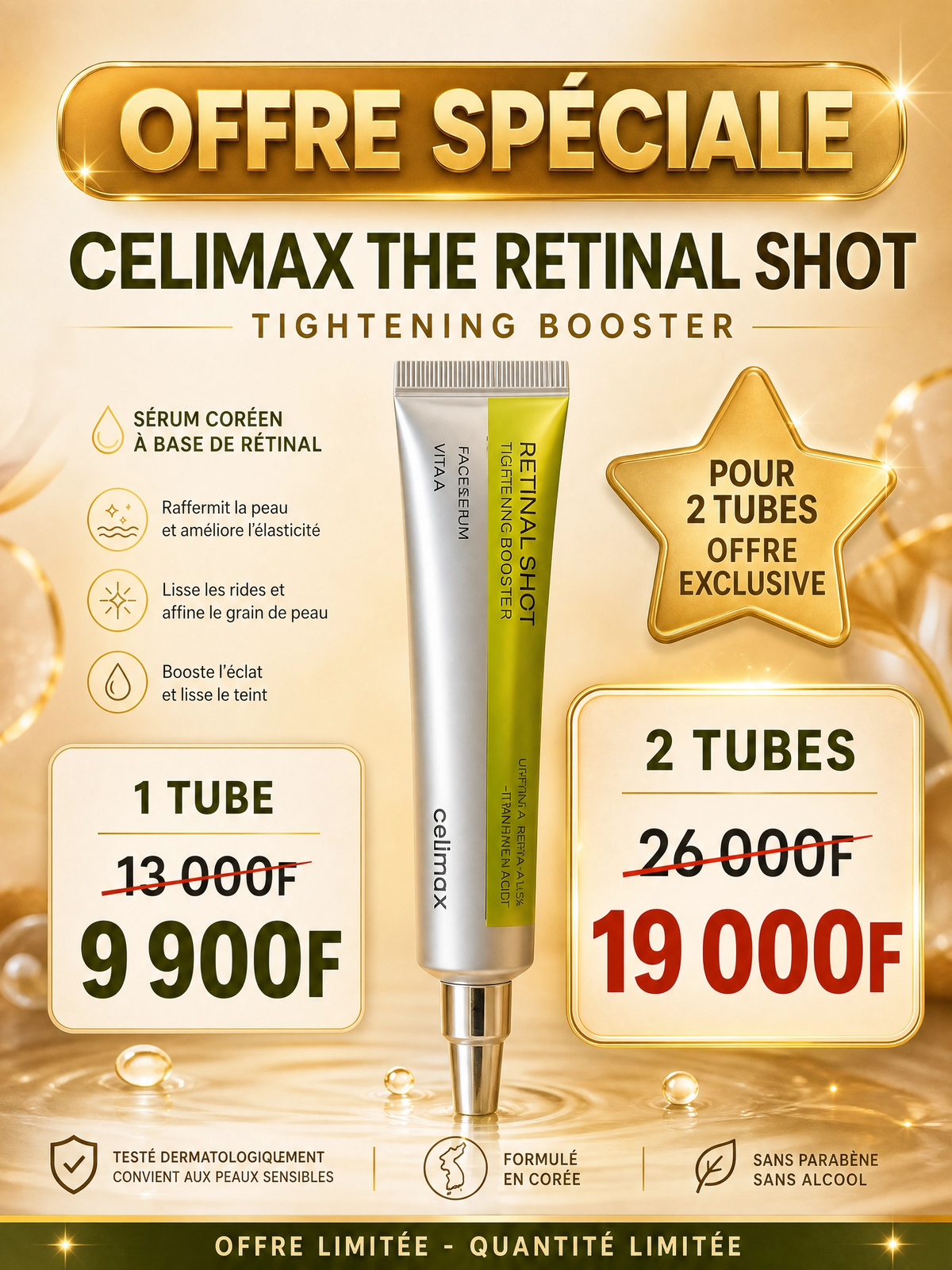 Rétinal shot Cellimax